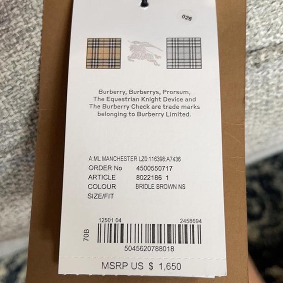 🔥 Burberry London TB ML Burberry TB ML MANCHESTER LZ cross body/handle bag - Picture 3 of 4